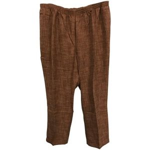 New Haband Rust Retro 70s Pull On Stretch Pants